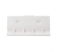Lapiglo Support de montage de panneau solaire ABS haute résistance pour toits plats, camping-cars et bateaux, base d'angle ventilée étanche pour éviter les fuites, blanc ou noir (angle droit blanc)