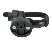 Lapiglo Support de montage de phare avant pour Bryton pour Wahoo pour Blackbird pour ordinateur de vélo, support de guidon en plastique pour tube rond vélo de route, noir (pour Garmin)