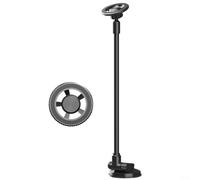 Lapiglo Support magnétique pour voiture avec long bras flexible, anti-secousses pour stabilisateur et ventouse puissante, support de téléphone en métal compatible avec les coques, tableau de bord