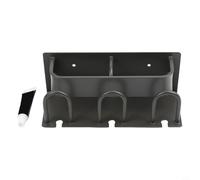 Lapiglo Support mural pour brosse à dents électrique pour salle de bain, sans perçage, 3 emplacements pour brosses à dents, dentifrice, peigne, brosse de maquillage, organisateur de salle de bain