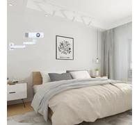 Lapiglo Support mural réglable pour projecteur, support en métal robuste avec portée de 20 à 35 cm, SLR et caméras de sport, finition blanche