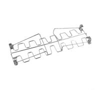 Lapiglo Support pliable en acier inoxydable 14 pour grille de cuisse de poulet et four, support pliable pour barbecue, cuisson uniforme et rangement facile