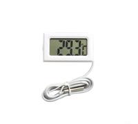 Lapiglo Thermomètre numérique de voiture avec écran LCD de 3,5", sonde étanche pour la maison, le bureau, le réfrigérateur, l'aquarium, plage de -50 à 110 °C