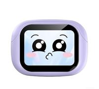 Lapiglo Translator Écouteurs AI en temps réel 144 langues, écran LED, coque 6.0, réduction du bruit, casque de musique pour tourisme (violet, sans traduction)