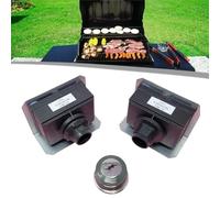 Lapiglo Weber Module d'allumage pour barbecue à gaz compatible 88826, lot de 2 boutons poussoirs d'allumage électronique avec étincelle continue, facile à installer pour 1 à 4 brûleurs