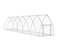 Lapin - 600 x 105 x 120 cm - En acier galvanisé - Petite cage pour animaux de compagnie - Pour lapins et cochons de Guinée - Durable et résistant aux intempéries