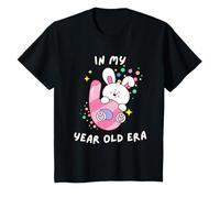 Lapin 6ème anniversaire dans mon âge de 6 ans animal mignon amusant T-Shirt