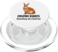Lapin à la Cannelle Russet Beauty Gentle Soul Pet Design PopSockets PopGrip pour MagSafe
