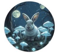 Lapin à Oreilles Puzzle pour Adultes 1000 Pièce Pet Mignon Premium Un Difficile Jeu Éducatif Cadeaux pour Femmes 1000pcs (67.5x67.5cm)