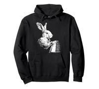 Lapin Amusant Jouant du Piano Animal Pianiste Musicien Sweat à Capuche