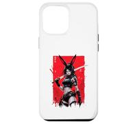 Lapin Anime Girl Samurai Style Japonais Warrior Graphic Coque pour iPhone 12 Pro Max