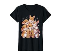 Lapin Anniversaire 14 Ans Fille Cadeau 14e T-Shirt