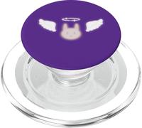 Lapin au Paradis avec Halo Mignon Kawaii Y2K 90s Archange PopSockets PopGrip pour MagSafe
