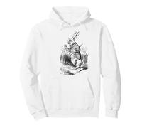 Lapin Blanc Alice au Pays des Merveilles Sweat à Capuche