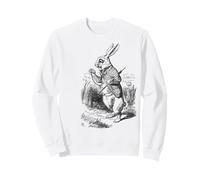 Lapin Blanc Alice au Pays des Merveilles Sweatshirt