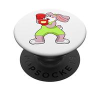 Lapin Boxer Gants de Boxe Boxe PopSockets PopGrip Adhésif