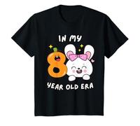 Lapin Carotte 8ème anniversaire In My 8 Year Old Era Animal mignon T-Shirt