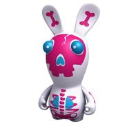 Lapin Cretins - Figurine Lapin Crétin Pink Skeleton