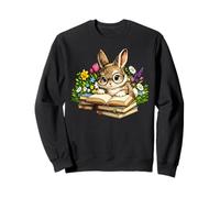 Lapin de Lecture Mignon, Livres de Pâques, Lecteur de Livres, Professeur Sweatshirt