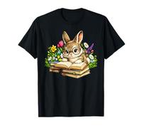 Lapin de Lecture Mignon, Livres de Pâques, Lecteur de Livres, Professeur T-Shirt