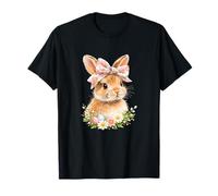 Lapin de Pâques Aquarelle | Design Chrétien Printemps T-Shirt