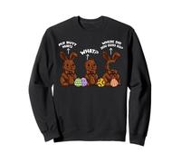 Lapin de Pâques Chocolat Where Did You Guys Go Funny Rabbit Sweatshirt