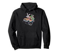 Lapin de Pâques et T-Rex Monster Truck Funny Boys Digger Sweat à Capuche