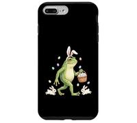 Lapin de Pâques Mignon avec des œufs en Forme de Grenouille fantaisiste Coque pour iPhone 7 Plus/8 Plus