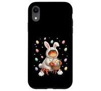 Lapin de Pâques Mignon avec œufs - Motif Crabe fantaisiste Coque pour iPhone XR