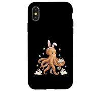 Lapin de Pâques Mignon avec œufs - Motif Pieuvre fantaisiste Coque pour iPhone X/XS