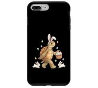 Lapin de Pâques Mignon avec œufs - Tortue de mer fantaisiste Coque pour iPhone 7 Plus/8 Plus