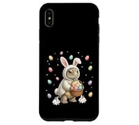 Lapin de Pâques Mignon avec œufs - Tortue de mer fantaisiste Coque pour iPhone XS Max