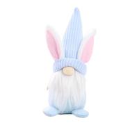 Lapin de Pâques Nain Poupée Multi-Usages Nain Sans Visage Poupée Lapin Poupée Elfe Figurine Ornement de Bureau Printemps Pâques Décorations à Suspendre pour la Maison