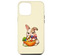 Lapin de Pâques Porto Rico avec nœud et nœud Coque pour iPhone 12 Pro Max