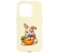 Lapin de Pâques Porto Rico avec nœud et nœud Coque pour iPhone 15 Pro