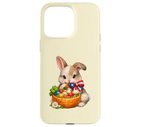 Lapin de Pâques Porto Rico avec nœud et nœud Coque pour iPhone 15 Pro Max