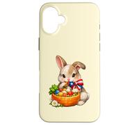 Lapin de Pâques Porto Rico avec nœud et nœud Coque pour iPhone 16 Plus