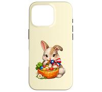 Lapin de Pâques Porto Rico avec nœud et nœud Coque pour iPhone 16 Pro