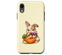 Lapin de Pâques Porto Rico avec nœud et nœud Coque pour iPhone XR