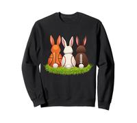 Lapin de Pâques pour enfants, baseball, football, sports Sweatshirt