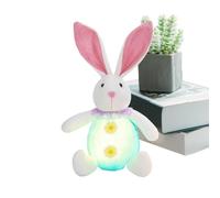 Lapin de Pâques pour - Jouet LED - Jouet de Lapin Doux et câlin, lumière Adorable, décoration Faite à la Main | Jouet de Lapin