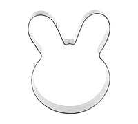 Lapin de pâques pour tête, emporte-pièce en acier inoxydable, cuisson de gâteaux, moules à Fondant chocolat