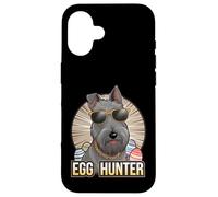 Lapin de Pâques Scottish Terrier Chasseur d'œufs pour Amoureux des Chiens Coque pour iPhone 16
