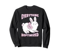 Lapin de Pâques Tout Hoptimized Cute Spring Holiday Sweatshirt