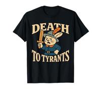 Lapin Death to Tyrants Citation rétro des années 90 T-Shirt