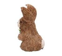 Lapin Décoratif en Osier Naturel, Figurine Artisanale de 19 Cm de Haut