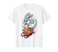 Lapin d'hiver avec traîneau Plein de Cadeaux T-Shirt