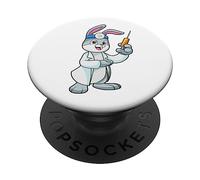 Lapin Docteur Miroir Frontal PopSockets PopGrip Adhésif