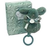 Lapin doudou - Boite a musique vert sauge Vert