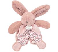 Doudou et Compagnie – Peluche doudou Lapin Rose 18 cm dès la naissance – Boîte cadeau incluse